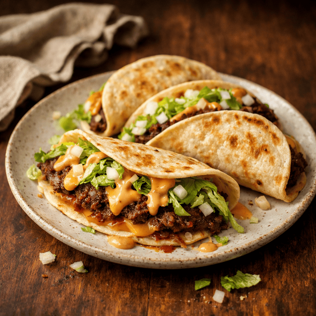 Smashed Taco Burgers